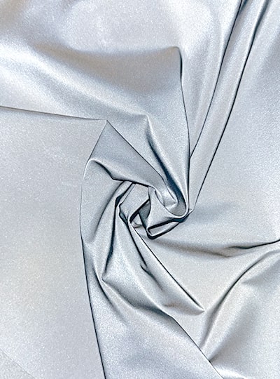 亮银灰色反光面料