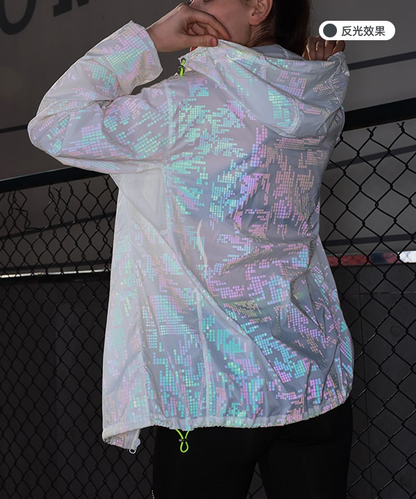 酷炫夜光反光运动夹克休闲服